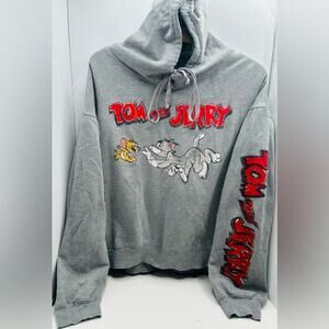 Tom & JERRY Hoody UNISEX -HALLOWEEN READY -Easy Peasy XL COMFY UNISEX